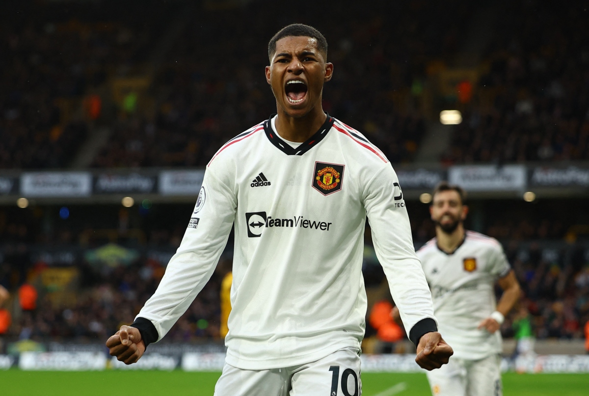 Rashford "bắn hạ" Wolves, MU chiếm vị trí top 4 Ngoại hạng Anh